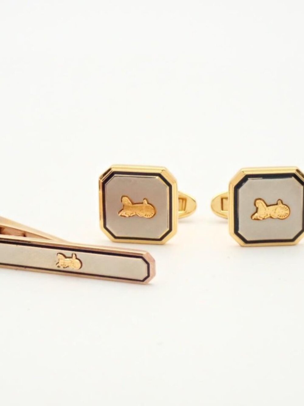 Celine Cuff Links & Tie Pin
